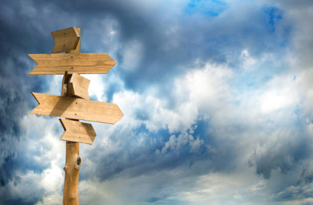 istock image of wooden signposts against the sky 1162527164
