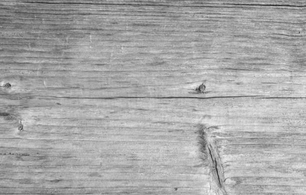 Wooden board texture in black and white. Abstract background and texture for design.