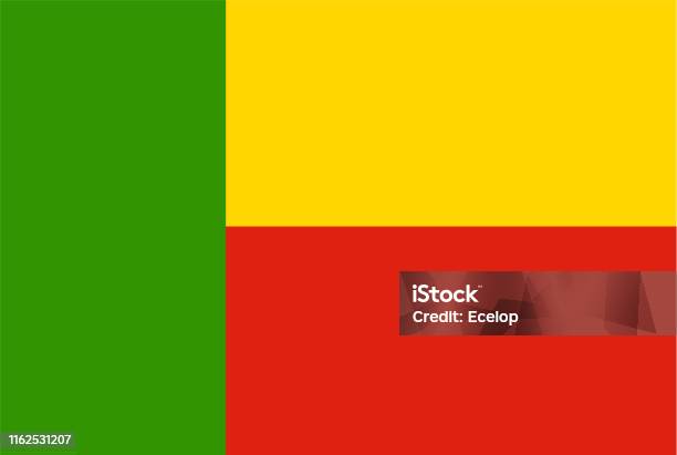 Flag Rectangular Shape On White Background Stock Illustration ...