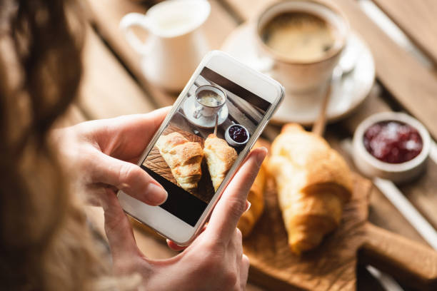 istock Taking photo of breakfast in cafe 1162533233