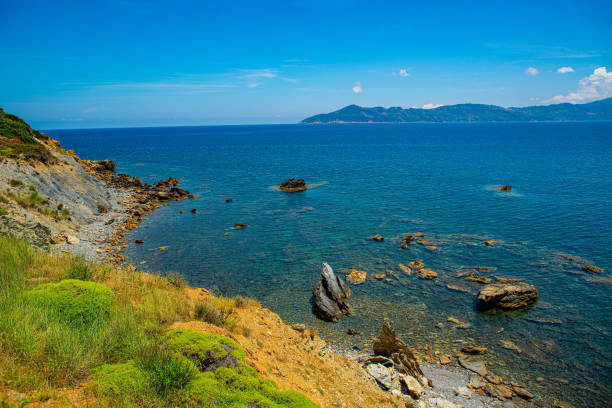 istock Greece island Skiathos beach in the sunny day 1162538247