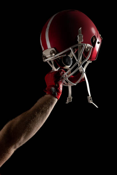 istock American football player cheering with arm up 1162542742