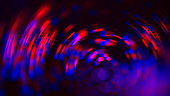 Neon Blue Red Purple Circle Bokeh Black Background Abstract Blur Motion Colorful Sparks