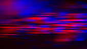 Speed Motion Abstract Neon Stripe Bokeh Red Blue Vibrant Blurred Lines Black Background