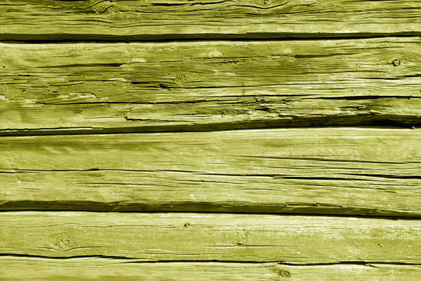 vieux mur en bois dans la couleur jaune. - 16191 photos et images de collection