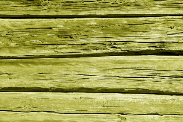 vecchia parete di legno di colore giallo. - 16191 foto e immagini stock