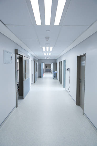istock Modern corridor of hospital 1162550459