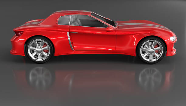 istock Sports coupe red with a hard top 1162551805