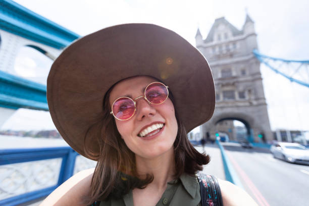 istock Cheerful woman having fun and looking at camera 1162551977