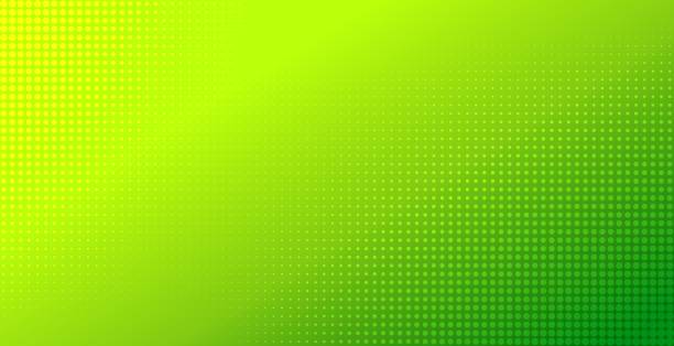 抽象的な緑色のグラデーションハーフトーンの背景。自然な色ベクトルの背景 - green backgrounds spotted abstract点のイラスト素材／クリップアート素材／マンガ素材／アイコン素材