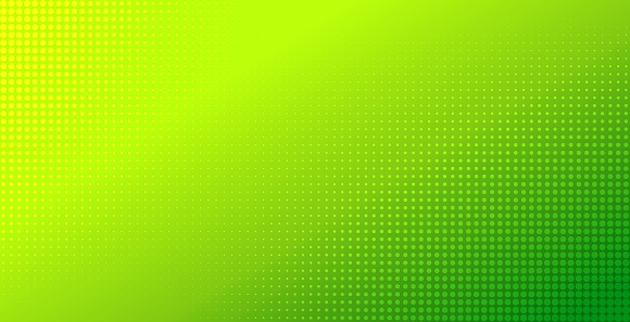 Abstract green gradient halftone background. Natural color vector backdrop. Template for flyer, banner design