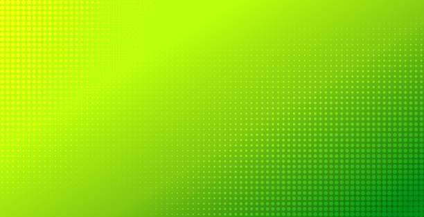 Abstract green gradient halftone background. Natural color vector backdrop Abstract green gradient halftone background. Natural color vector backdrop. Template for flyer, banner design bright spot stock illustrations