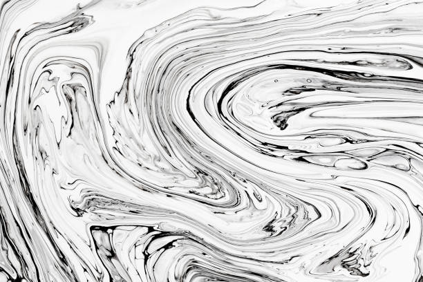 istock Abstract ink fluid marbled texture. Luxurious granite, marble mineral pattern wallpaper. 1162555052