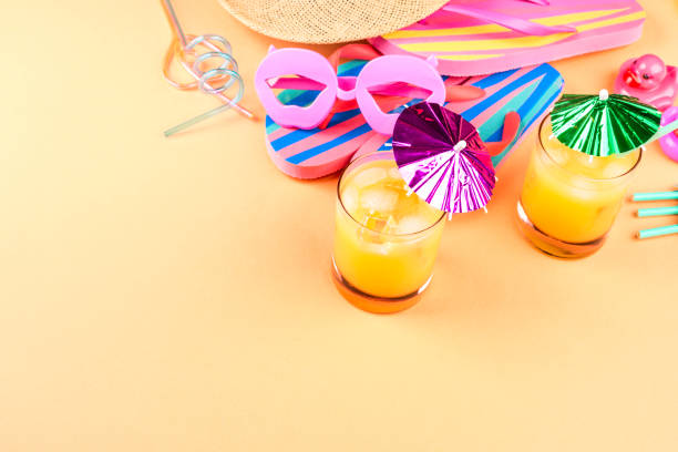 istock Vacation on the beach concept with summer cocktail 1162556500