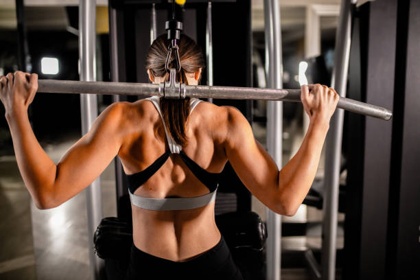 istock Woman in the gym 1162559381