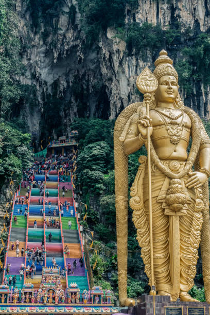 istock Lord Murugan statue in Batu caves. Hindu temple 1162559716