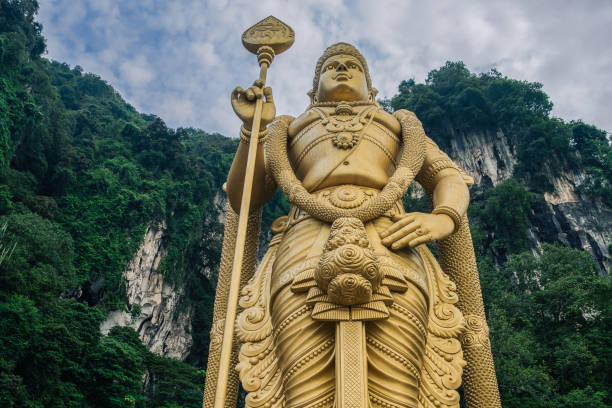 istock Lord Murugan statue in Batu caves. Hindu temple 1162559753