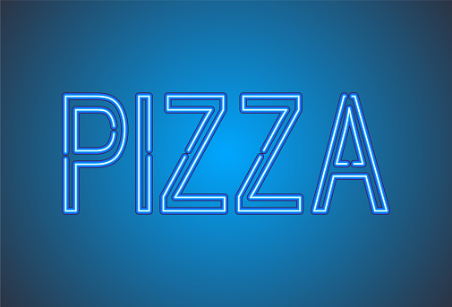 Neon light Pizza