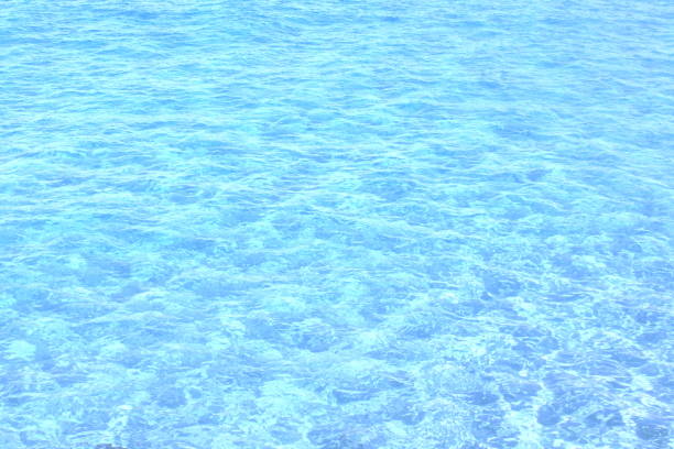 Beautiful natural background with perfectly clear sea water