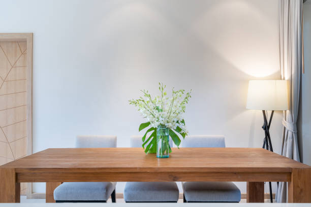 istock home interior design in living room with dining table 1162567201