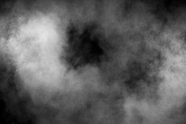 istock White powder explosion cloud against black background.White dust particles splash. 1162569101