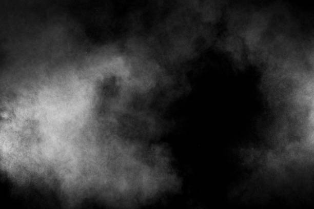 istock White powder explosion cloud against black background.White dust particles splash. 1162569207