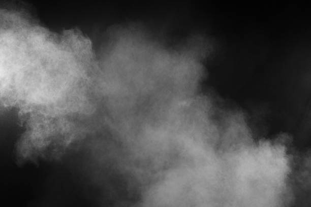 istock White powder explosion cloud against black background.White dust particles splash. 1162569247