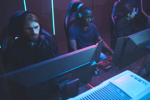 istock Cybersport players in front of computers 1162572809