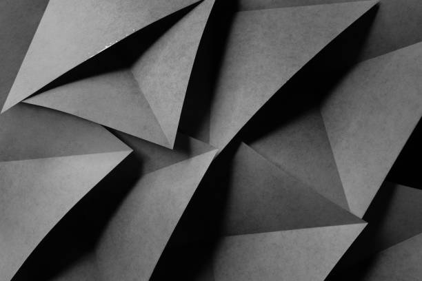 istock Background with geometric shapes of paper, composition abstract 1162574606