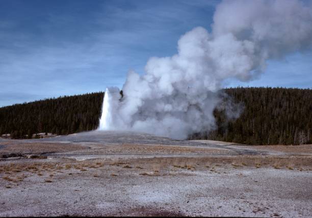 istock Vintage Wyoming Hot Springs 1162578943