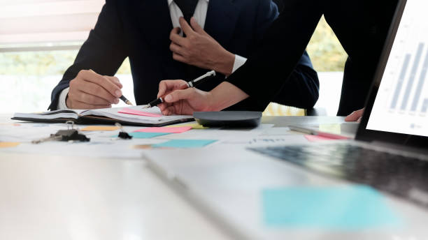 istock Cropped shot business planning and consult on working table. 1162582977