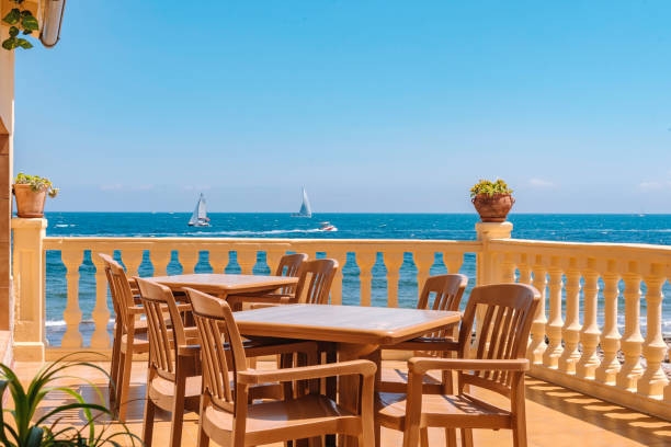 istock Terrace on cliff of the mediterranean sea 1162584094