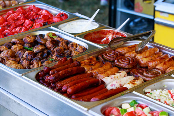 istock The grilled sausages 1162584206