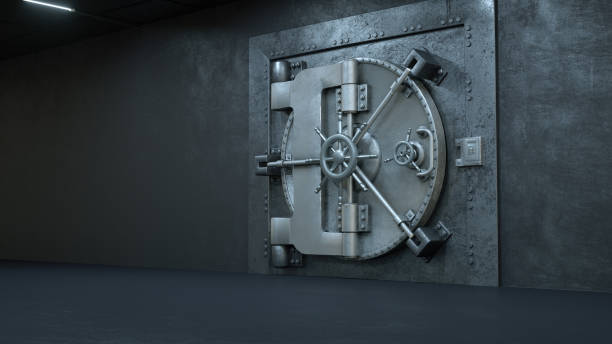 istock 3d render The Vault Door In Bank 1162589810