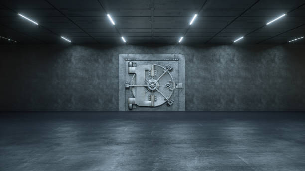istock 3d render The Vault Door In Bank 1162590083