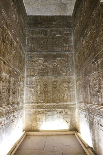istock Scene in Denderah Temple, Qena, Egypt 1162593030