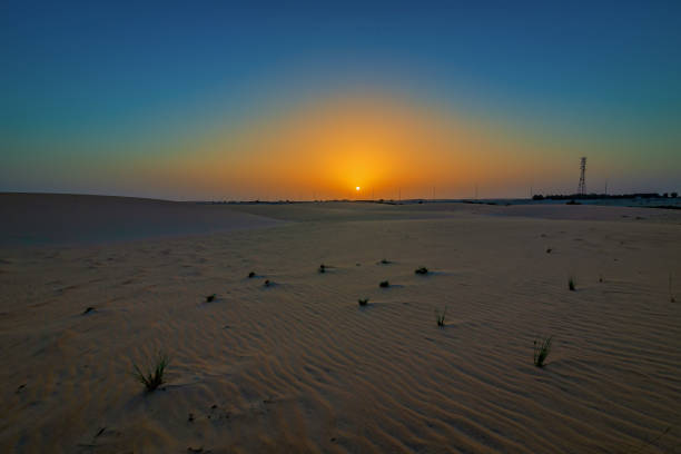 Beautiful Sunrise in Dammam Saudi Arabia Desert. Beautiful Sunrise in Dammam Saudi Arabia Desert. dammam stock pictures, royalty-free photos & images