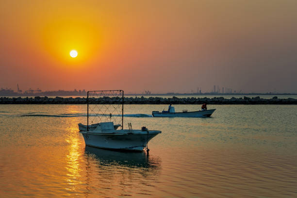 istock Beautiful morning sunrise at Dammam Corniche -Saudi Arabia 1162594073