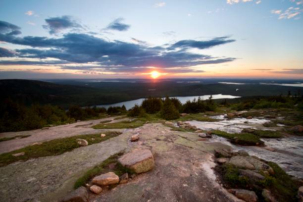 istock Sunset On Cadillac Mountain - Acadia National Park 1162594079