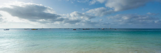 istock Panorama of calm atlantic ocean 1162600992
