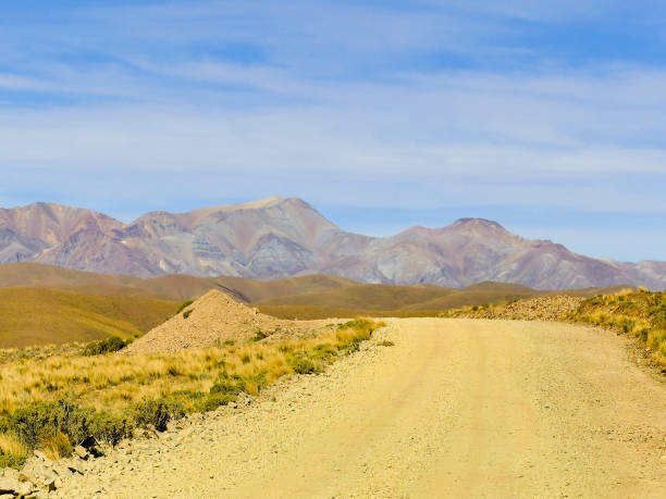 istock Beautiful Mountains Landscape with sky and clouds in Bolivia 1162601043
