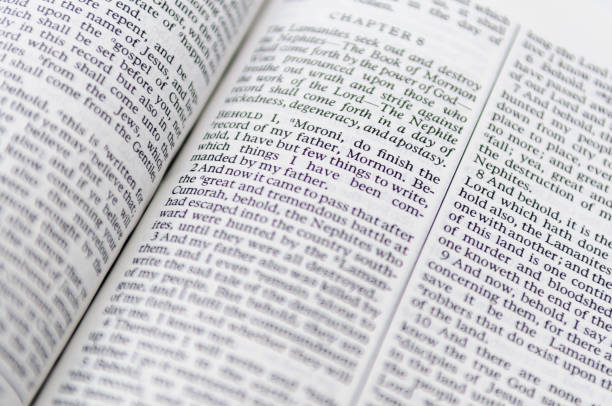 istock Page from the Book of Mormon 1162601800