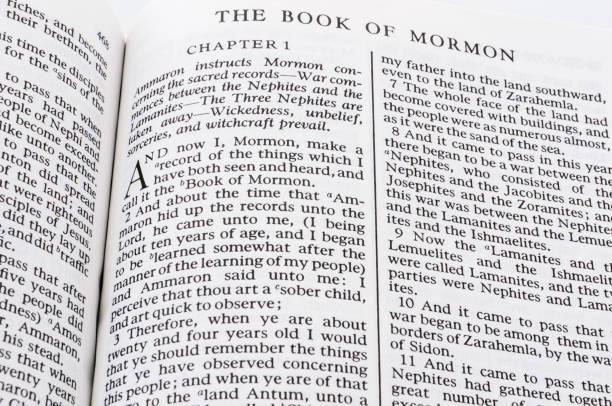 istock Page from the Book of Mormon 1162601833