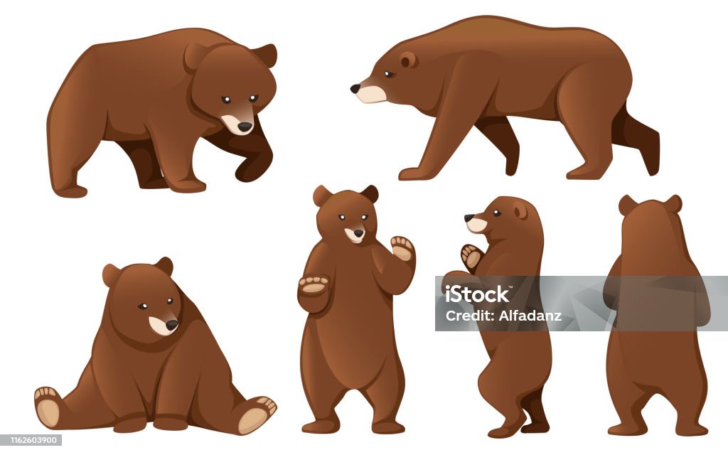 Ilustración de Conjunto De Osos Grizzly Animal De América Del Norte Oso Pardo Diseño De Animales De Dibujos Animados Ilustración Vectorial Plana Aislada Sobre Fondo Blanco y más Vectores Libres de Derechos Ilustración de Conjunto De Osos Grizzly Animal De América Del Norte Oso Pardo Diseño De Animales De Dibujos Animados Ilustración Vectorial Plana Aislada Sobre Fondo Blanco y más Vectores Libres de Derechos