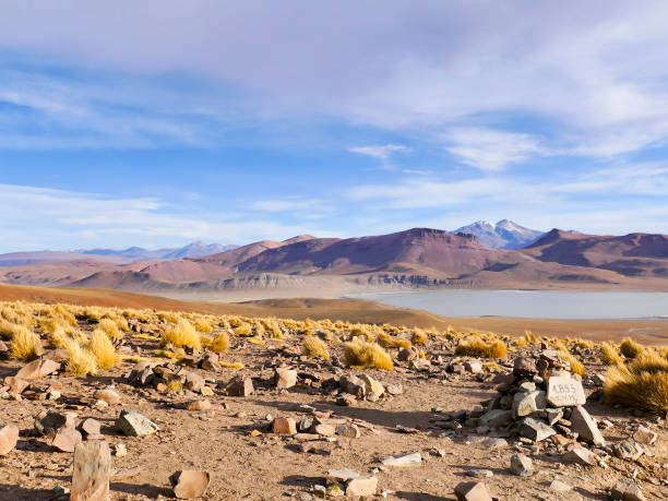 istock Beautiful Mountains Landscape with sky and clouds in Bolivia 1162604016