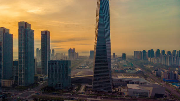 istock aerial view building skyline south korea sunrise 1162604218