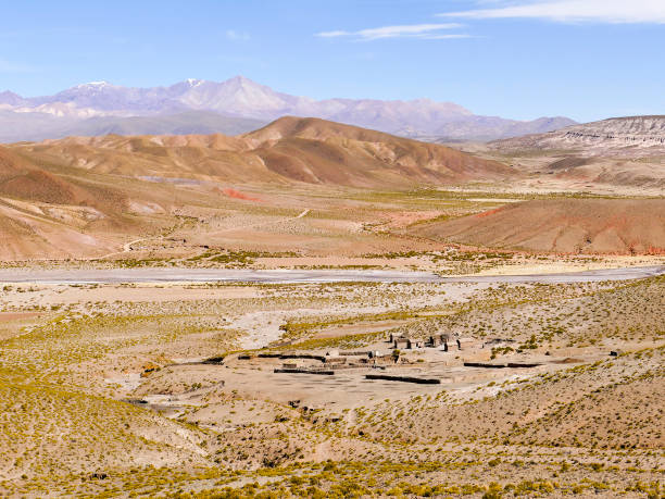 istock Beautiful Mountains Landscape with sky and clouds in Bolivia 1162604329