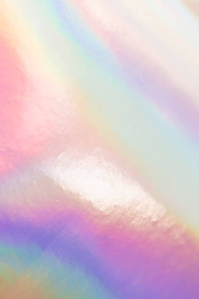 istock Holographic neon shiny background. Minimalist style, millennial colors. 1162604342