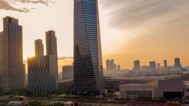 istock aerial view building skyline south korea sunrise 1162605219