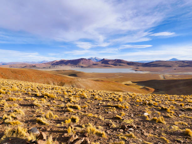 istock Beautiful Mountains Landscape with sky and clouds in Bolivia 1162605793